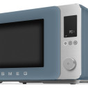 Forno a microonde combinato Smeg MOC02SBMEU Storm Blue dettaglio