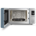 Forno a microonde combinato Smeg MOC02SBMEU Storm Blue aperto