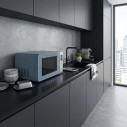 Forno a microonde con grill Smeg MOC01SBMEU Storm Blue ambientazione