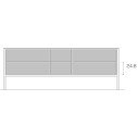 Frame Madia 06 con top in metallo Fantin specifica tecnica configurazione interna standard
