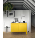 Frame Cucina L 128 Composizione Top Acciaio Inox Fantin ambientazione
