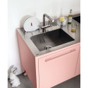Frame Cucina L 128 Composizione Top Acciaio Inox Fantin ambientazione