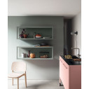 Frame Cucina L 128 Composizione Top Acciaio Inox Fantin ambientazione