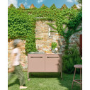 Frame Cucina Composizione L 128 Outdoor Fantin ambientazione