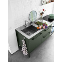 Frame Cucina L 188 Composizione Top Acciaio Fantin ambientazione