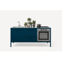 Frame Cucina L 188 Composizione Top Acciaio Fantin vista