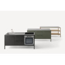 Frame Cucina L 188 Composizione Top Acciaio Fantin vista