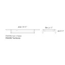 Frame Lettino Vondom dimensioni