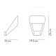 Frame lampada da parete KDLN dimensioni