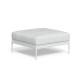 Frame Pouf Talenti Outdoor bianco-grigio