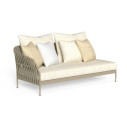 Frame Sofa DX Divano modulare Talenti vista con cuscini decorativi non inclusi disponibili su richiesta
