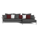 Frame Sofa XL DX Divano Talenti vista composizione tipo