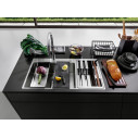 Franke Box Center BWX 220-54-27 Lavello 2 vasche inox satinato 86x51 ambientazione