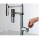 Franke Miscelatore Semi-pro Vital capsule cromato gun metal ambientazione