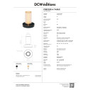 Frechin A Table Lampada da tavolo DCW éditions specifiche tecniche