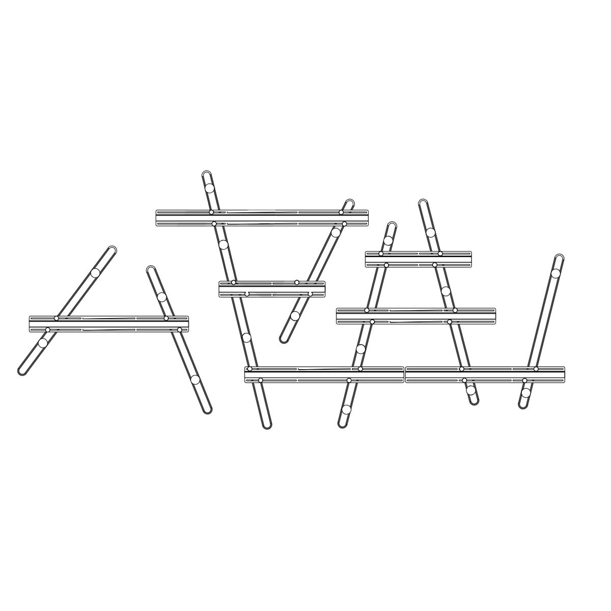 Freedot Composizione 2 Libreria modulare
