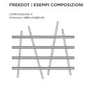 Freedot Composizione 4 Libreria modulare Mogg dimensioni