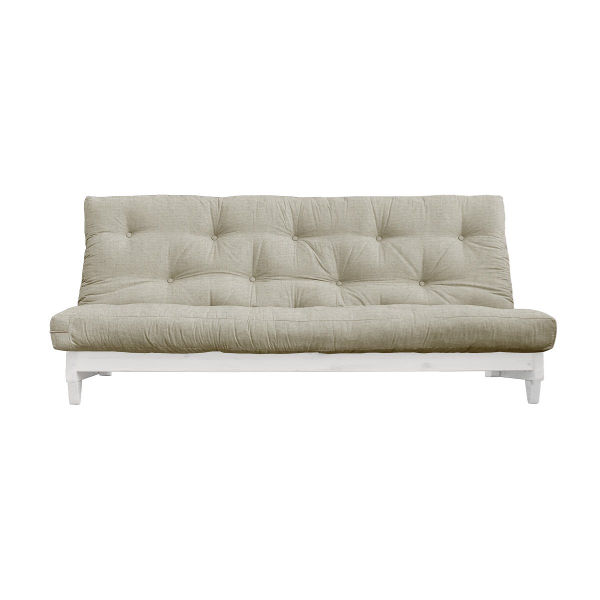 Fresh Divano Letto White Rivestimento Lino