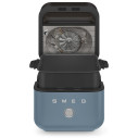 Friggitrice ad aria Smeg AFC01SBMEU Storm Blue aperta