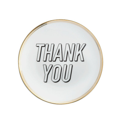 La Tavola Scomposta Piatto Thank You Bitossi Home