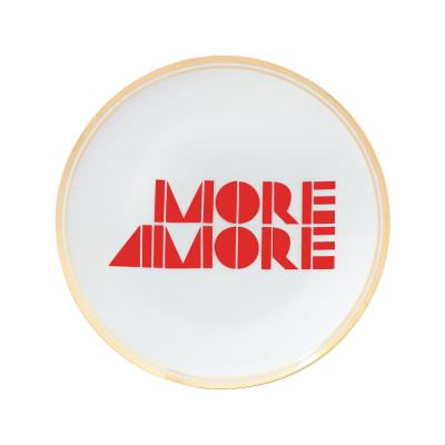 La Tavola Scomposta Piatto More Amore Bitossi Home