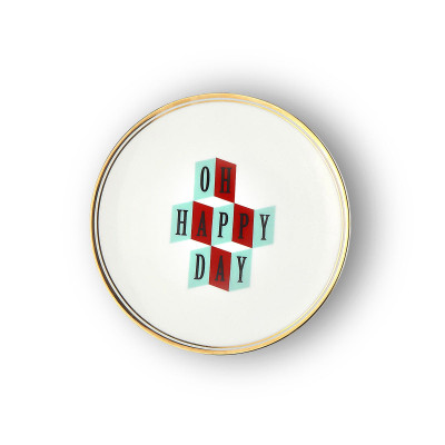La Tavola Scomposta Piatto Oh Happy Day Bitossi Home