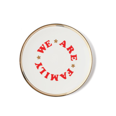 La Tavola Scomposta Piatto We Are Family Bitossi Home