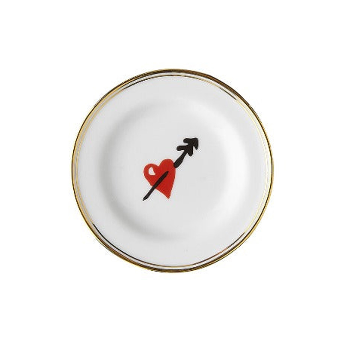 La Tavola Scomposta Piattino Micro Cuore Bitossi Home