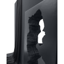 Gufram Broken Mirror Almost Black Specchio con cornice ambientazione