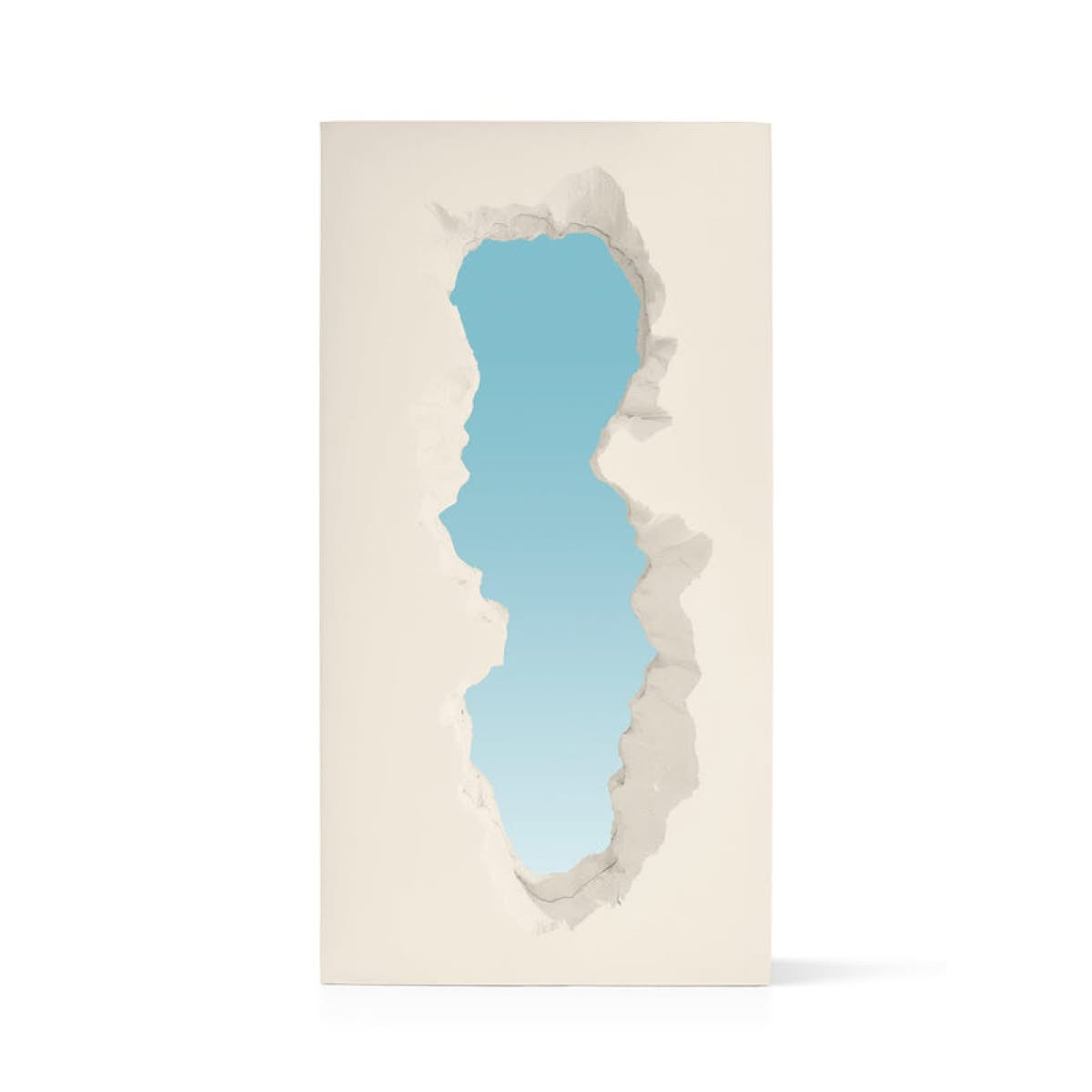 Gufram Broken Mirror Almost White Specchio con cornice