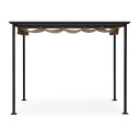 Gazebo Dynamic 3x3 antracite-tortora Bizzotto vista