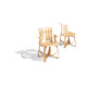 Knoll Gehry Sedia Hat Trick con braccioli vista