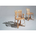 Knoll Gehry Sedia Hat Trick con braccioli vista