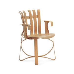 Knoll Gehry Sedia Hat Trick con braccioli