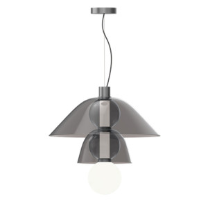 Gems Short 2 D50 A Nero lampada a sospensione