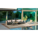 George Tavolino 110x60 Talenti Outdoor ambientazione