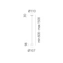 Artemide Gio Light lampada a sospensione dimensioni