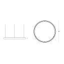 Giotto lampada Slide Design  D 140 dimensioni