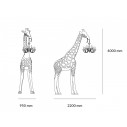 Giraffe in Love Indoor Qeeboo dimensioni