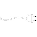 Giraffe in Love Indoor Qeeboo cavo schuko plug