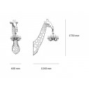 Giraffe in Love Wall Lamp Qeeboo dimensioni