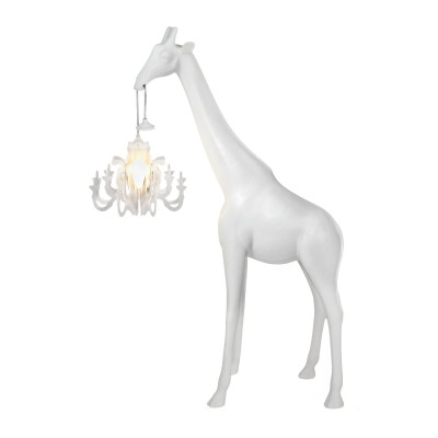 Giraffe in Love XS White