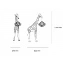 Giraffe in Love XS Qeeboo dimensioni