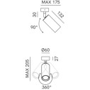 Girasoli 208.46 lampada da soffitto Il Fanale dimensioni