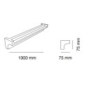 Gonia 2636 lampada a parete 9010 novantadieci dimensioni