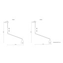 Gordon 561.11c lampada da soffitto Tooy dimensioni