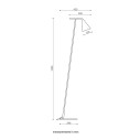 Gordon 561.61 lampada da terra Tooy dimensioni