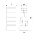 Gran Livorno Self-standing Libreria Danese Milano dimensioni