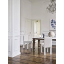 Gray 33 Tavolo gambe frassino top marmo Gervasoni ambientazione