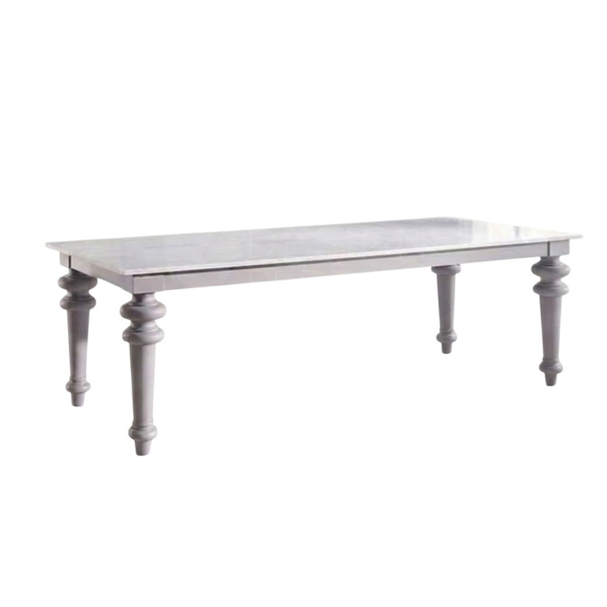 Gray 33 Tavolo gambe frassino top marmo